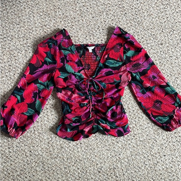 Colourful Blouse Top - Size S - Picture 1 of 4